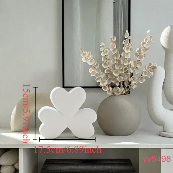 3 Yapraklı Yonca Vazo Silikon Kalıp – Şans ve Şıklık Bir Arada!